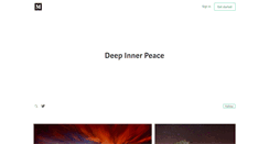 Desktop Screenshot of deepinnerpeace.org